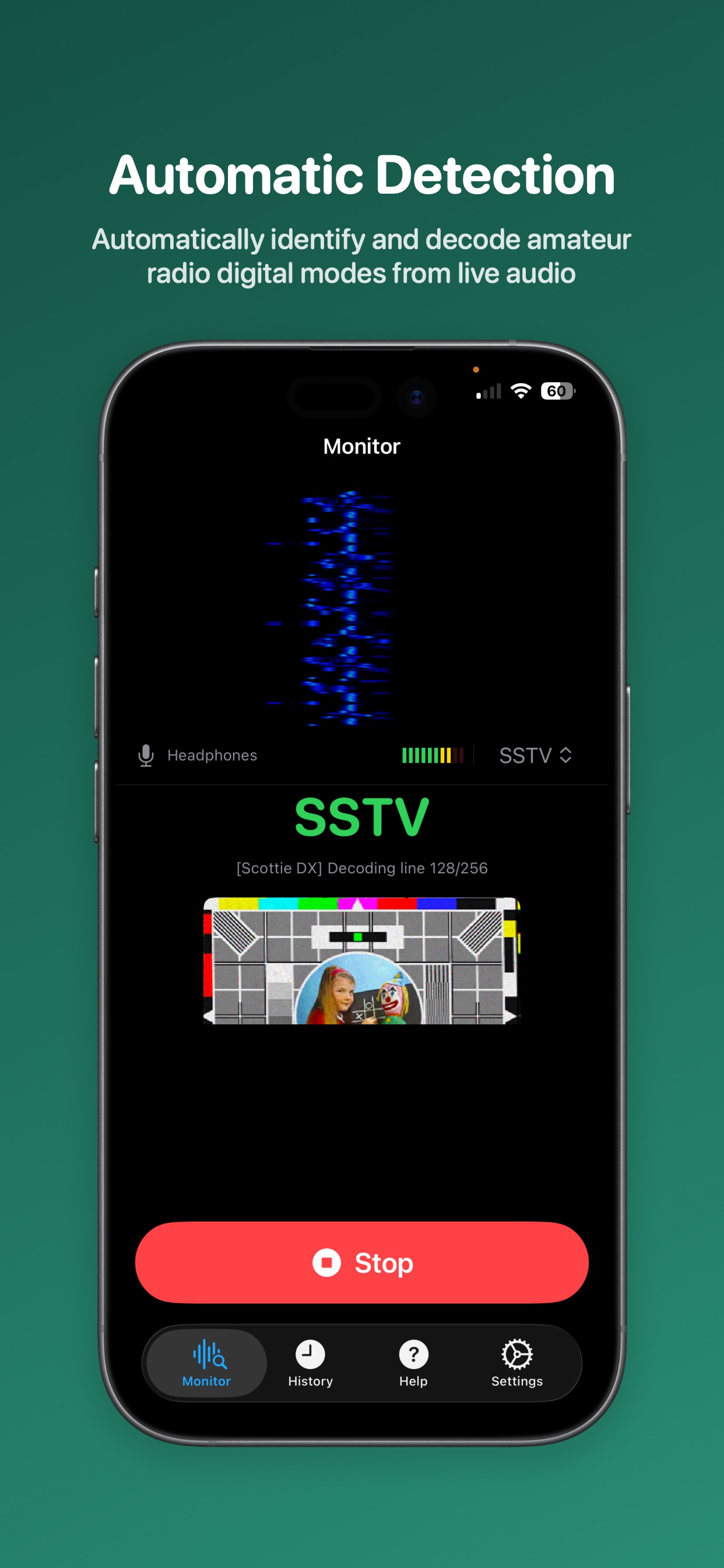 Automatic SSTV detection and decoding