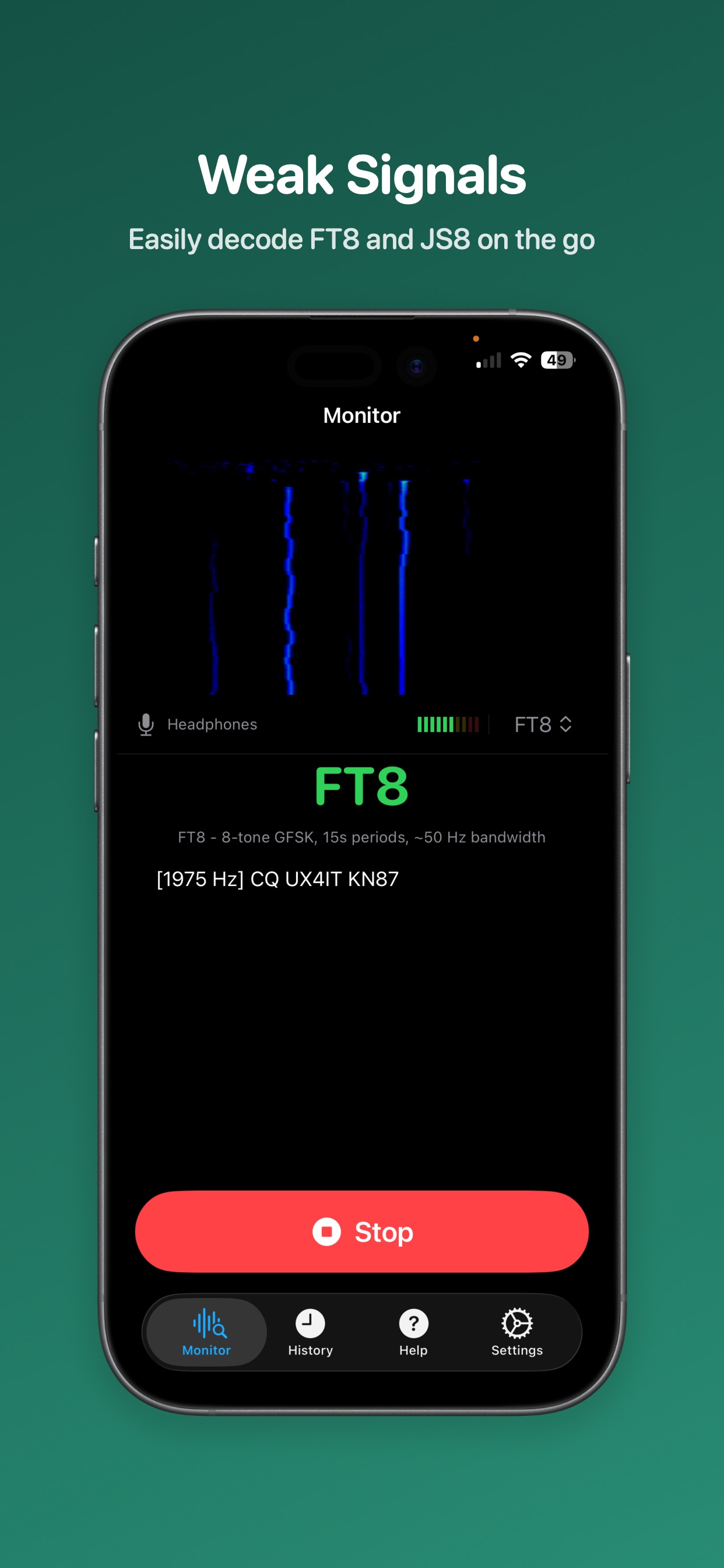 FT8 weak signal decoding